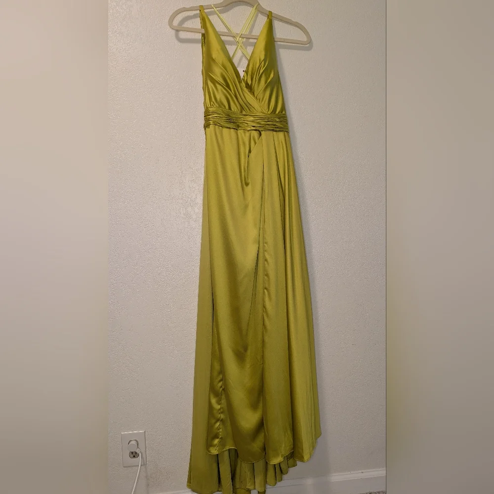 MACDUGGAL WRAP DRAPED GOWN SIZE 8 - Picture 3 of 11